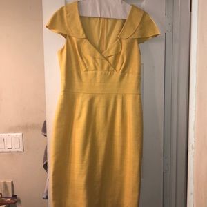 Vintage yellow Kay Unger New York dress